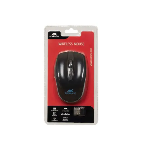 Сумка для ноутбука RIVACASE 8038 Black 15,6" + беспроводная мышь (комплект)
