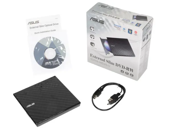 Внешний оптический привод ASUS SDRW-08D2S-U LITE Slim USB DVD-RW
