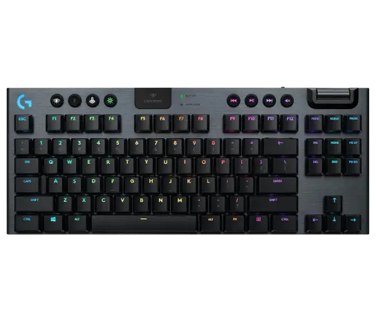 Клавиатура Logitech G915 TKL Carbon US International Clicky (920-009537)
