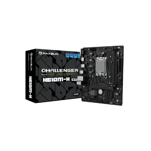 Материнская плата Maxsun Challenger H610M-H V1, DDR4 (LGA1700)