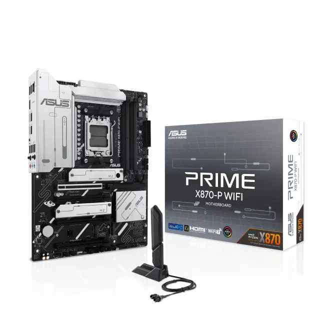 Материнская плата ASUS AMD AM5 PRIME X870-P WIFI DDR5