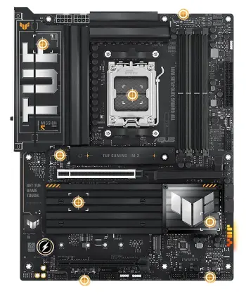Материнская плата ASUS TUF Gaming X870-Plus WiFi AM5 DDR5