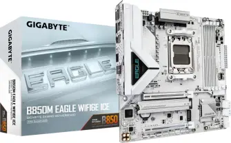 Материнская плата Gigabyte B850M EAGLE WF6E ICE AM5 DDR5