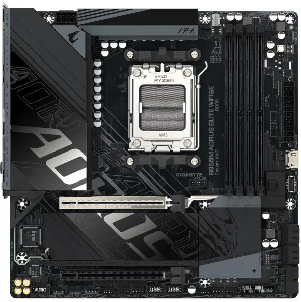 Материнская плата Gigabyte B850M AORUS ELITE WIFI6E AM5 DDR5