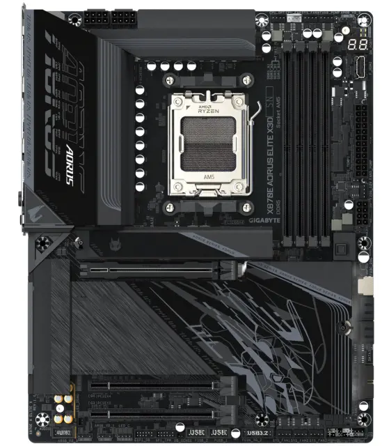 Материнская плата Gigabyte AMD AM5 X870E AORUS ELITE X DDR5