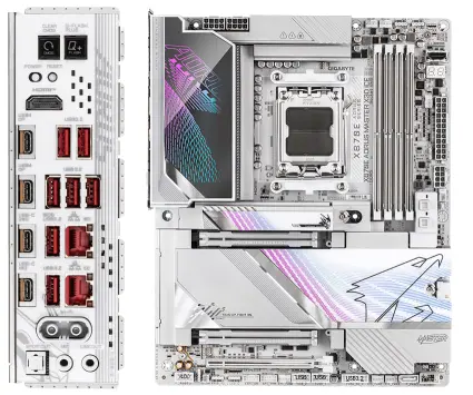 Материнская плата Gigabyte AMD AM5 X870E AORUS MASTER X ICE DDR5