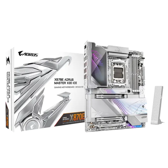 Материнская плата Gigabyte AMD AM5 X870E AORUS MASTER X ICE DDR5