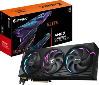 Видеокарта Gigabyte AMD Radeon RX 9070 XT 16GB AORUS Elite