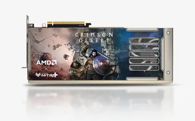 Видеокарта Sapphire NITRO+ AMD Radeon RX 9070 XT 16GB CRIMSON DESERT EDITION GAMING OC