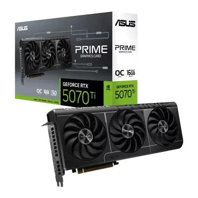 Видеокарта ASUS GeForce RTX 5070 Ti 16GB PRIME OC GDDR7