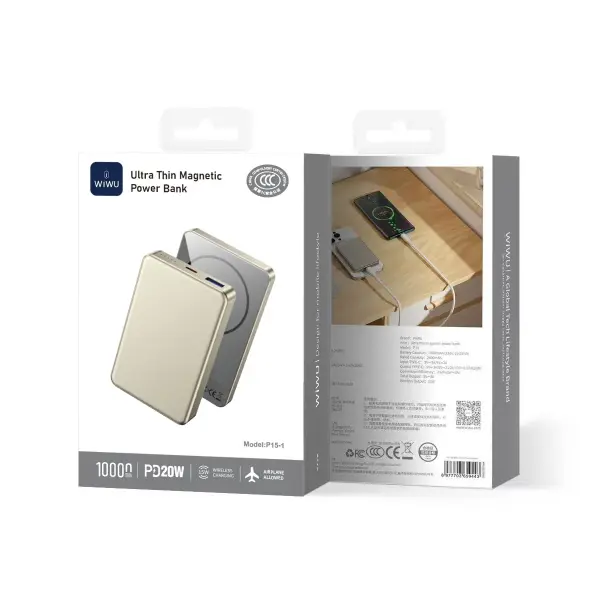 Повербанк Power Bank WIWU P15-1